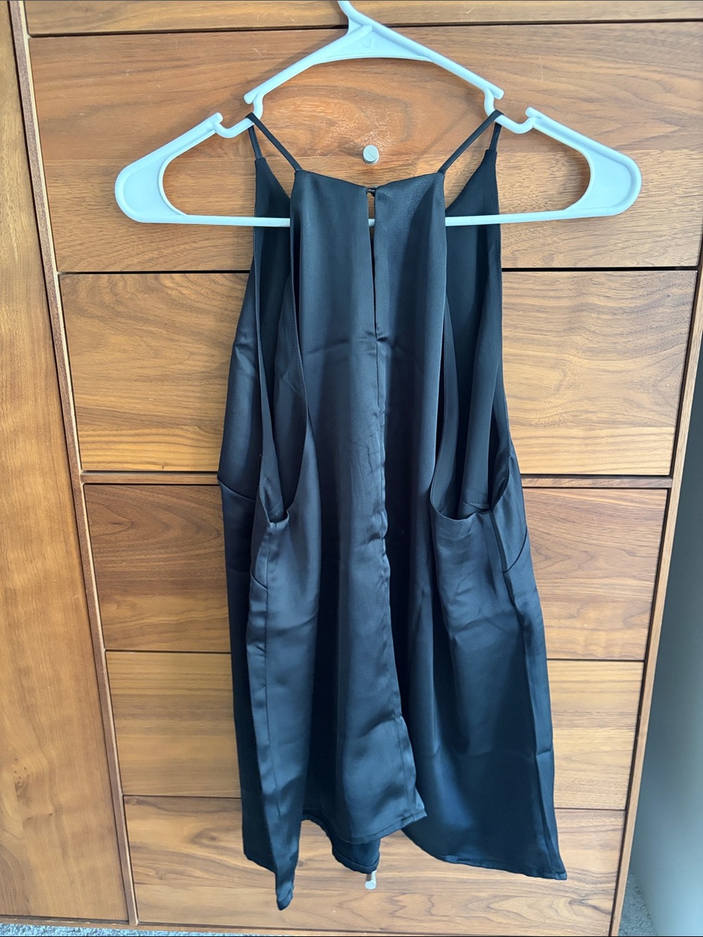 H&M Cami Black Silk top Size Large - Picture 7 of 13